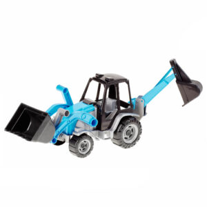 Traktor z ładowarką przednią i tylną